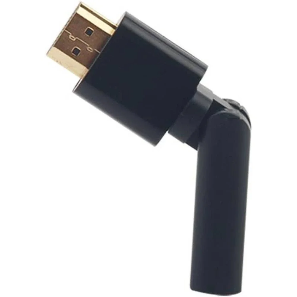 Commercial Electric High-Speed and Standard HDMI Cable Free Angle Swivel Adapter